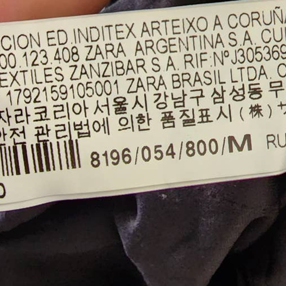 Zara Black Tweed Blazer Mini Dress Metallic Double Breasted - Picture 8 of 11